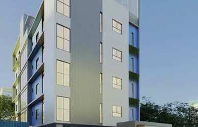 Imagem: O apartamento possui 1 Dormitório, 1 Banheiro, 1 Vaga na garagem