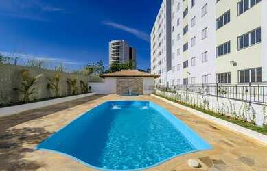 Imagem: O apartamento possui 2 Dormitórios, 1 Banheiro, 1 Vaga na garagem