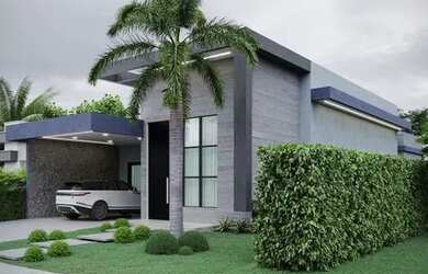 Imagem: A casa em condomínio possui 3 Dormitórios, 4 Banheiros, 4