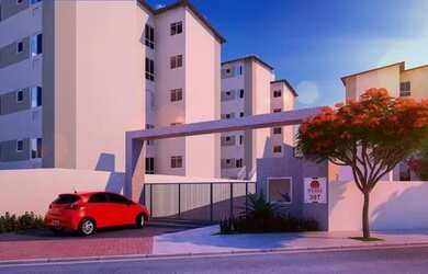 Imagem: O apartamento possui 2 Dormitórios, 1 Banheiro, 1 Vaga na garagem