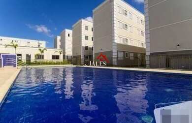 Imagem: O apartamento possui 2 Dormitórios, 1 Banheiro, 1 Vaga na garagem