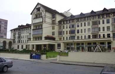 Imagem: O apartamento possui 1 Dormitório, 1 Banheiro, 1 Vaga na garagem