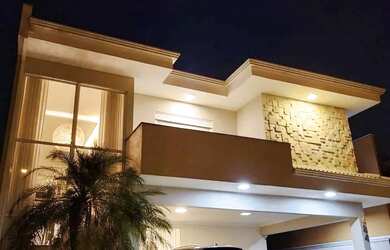 Imagem: A casa em condomínio possui 4 Dormitórios, 5 Banheiros, 5