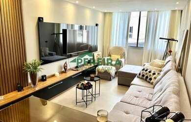 Imagem: O apartamento na cobertura possui 3 Dormitórios, 5 Banheiros