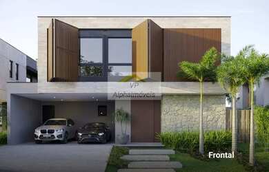 Imagem: A casa possui 4 Dormitórios, 5 Banheiros, 3 Vagas na garagem