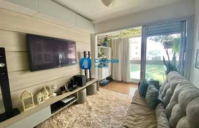 Imagem: O apartamento possui 1 Dormitório, 1 Banheiro, 1 Vaga na garagem