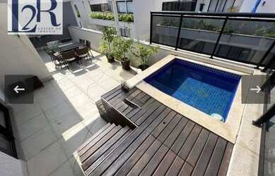 Imagem: O apartamento na cobertura possui 4 Dormitórios, 4 Banheiros