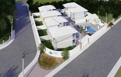 Imagem: A casa em condomínio possui 3 Dormitórios, 1 Banheiro, 1 Vaga