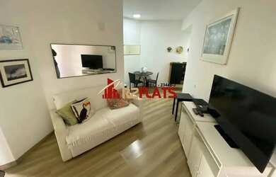 Imagem: O apartamento possui 1 Dormitório, 1 Banheiro, 1 Vaga na garagem