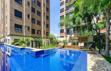 Imagem: O studio possui 1 Dormitório, 1 Banheiro, 1 Vaga na garagem