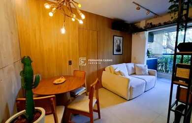 Imagem: O apartamento possui 1 Dormitório, 1 Banheiro, 1 Vaga na garagem