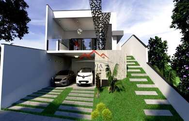 Imagem: A casa em condomínio possui 4 Dormitórios, 3 Banheiros, 4