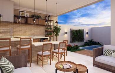 Imagem: A casa em condomínio possui 2 Dormitórios, 2 Banheiros, 2