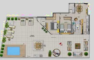 Imagem 8: Tijuca All Ways - 02 Quartos Upgarden - Rua Uruguai - RJ