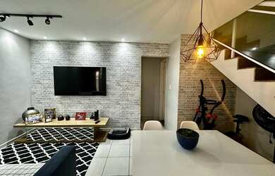 Imagem: A casa em condomínio possui 3 Dormitórios, 2 Banheiros, 1