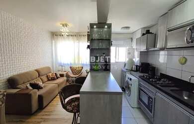 Imagem: O apartamento possui 2 Dormitórios, 1 Banheiro, 1 Vaga na garagem