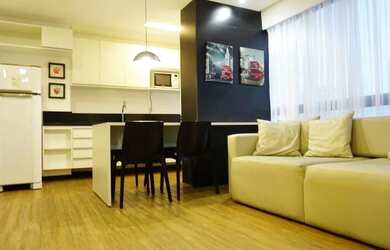 Imagem: O apartamento possui 1 Dormitório, 1 Banheiro, 47m² de Área