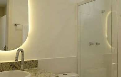 Imagem 10: 2 quartos com suíte. Piscina, Churrasqueira, Imóvel mobiliadoeAr-condicionado