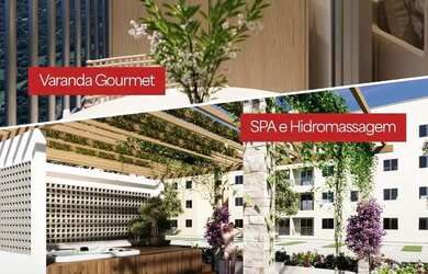 Imagem: O apartamento possui 2 Dormitórios, 1 Banheiro, 1 Vaga na garagem