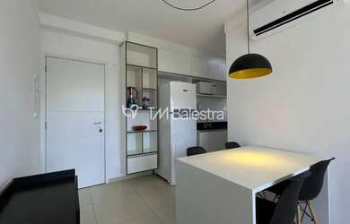 Imagem: O apartamento possui 1 Dormitório, 2 Banheiros, 1 Vaga na garagem