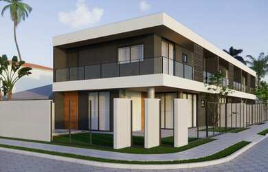 Imagem: A casa possui 3 Dormitórios, 2 Banheiros, 1 Vaga na garagem