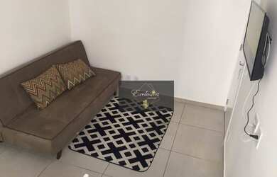 Imagem: O apartamento possui 2 Dormitórios, 1 Banheiro, 1 Vaga na garagem