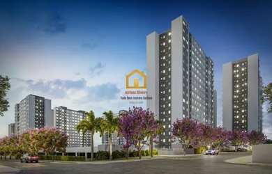 Imagem: O apartamento possui 2 Dormitórios, 1 Banheiro, 2 Vagas na