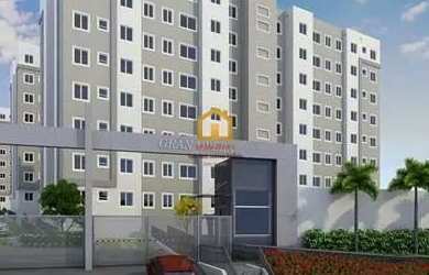 Imagem: O apartamento possui 2 Dormitórios, 1 Banheiro, 1 Vaga na garagem