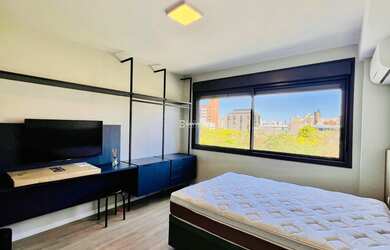 Imagem: O apartamento possui 1 Dormitório, 1 Banheiro, 25m² de Área