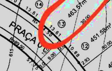 Imagem: O terreno à venda possui e está localizado em Nova Aliança