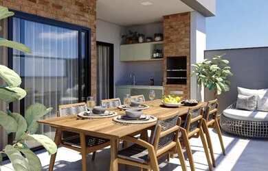 Imagem: O apartamento possui 2 Dormitórios, 2 Banheiros, 2 Vagas na