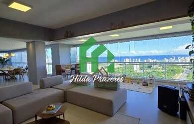 Imagem: O apartamento na cobertura possui 4 Dormitórios, 4 Banheiros