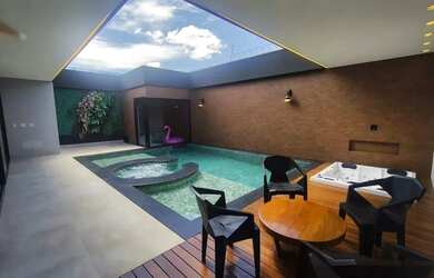 Imagem: A casa em condomínio possui 2 Dormitórios, 2 Banheiros, 160m²