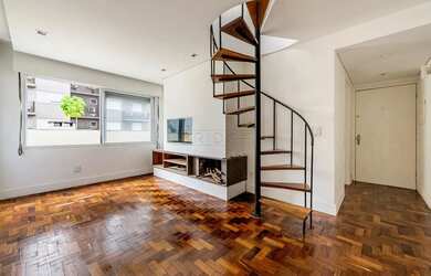 Imagem: O apartamento na cobertura possui 3 Dormitórios, 4 Banheiros