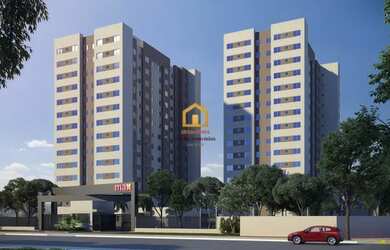 Imagem: O apartamento possui 2 Dormitórios, 1 Banheiro, 1 Vaga na garagem