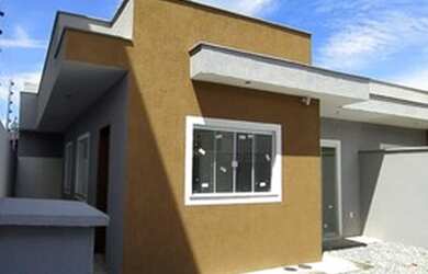 Imagem: A casa possui 3 Dormitórios, 2 Banheiros, 2 Vagas na garagem