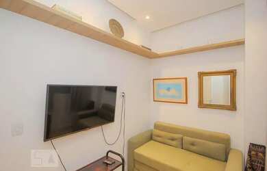 Imagem: O apartamento para alugar possui 1 Dormitório, 1 Banheiro e