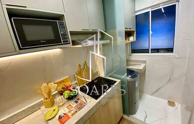 Imagem: O apartamento possui 2 Dormitórios, 2 Banheiros, 1 Vaga na