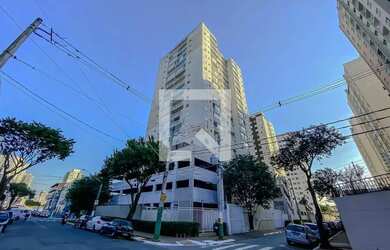 Imagem: O apartamento possui 1 Dormitório, 1 Banheiro, 1 Vaga na garagem