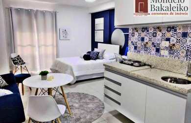 Imagem: O apartamento possui 1 Dormitório, 1 Banheiro, 36m² de Área