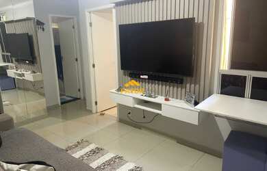 Imagem: O apartamento possui 2 Dormitórios, 1 Banheiro, 1 Vaga na garagem