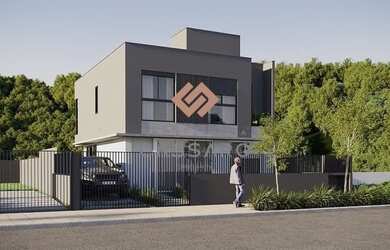 Imagem: A casa possui 4 Dormitórios, 1 Banheiro, 2 Vagas na garagem