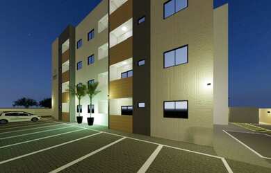 Imagem: O apartamento possui 2 Dormitórios, 1 Banheiro, 1 Vaga na garagem