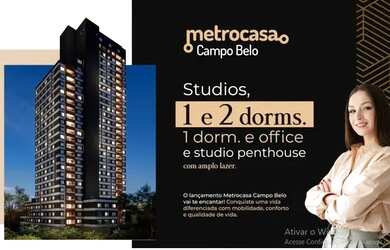 Imagem: O apartamento possui 1 Dormitório, 1 Banheiro, 25m² de Área