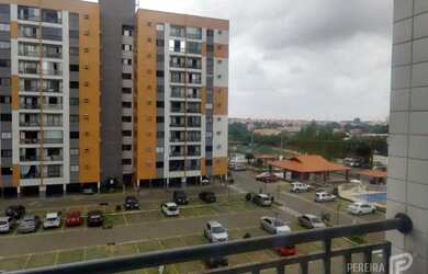 Imagem: O apartamento possui 1 Dormitório, 1 Banheiro, 1 Vaga na garagem