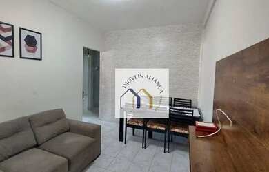 Imagem: O apartamento possui 2 Dormitórios, 1 Banheiro, 1 Vaga na garagem