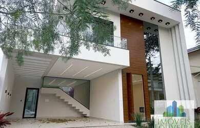 Imagem: A casa em condomínio possui 4 Dormitórios, 5 Banheiros, 4