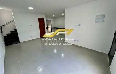 Imagem 2: Sobrado a venda 2 2 suítes lavabo sala ampla churrasqueira 1 vaga Melvi - Praia Grande - S