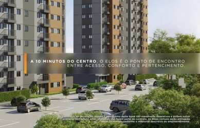 Imagem: O apartamento possui 2 Dormitórios, 1 Banheiro, 1 Vaga na garagem