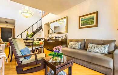 Imagem: O apartamento na cobertura possui 3 Dormitórios, 4 Banheiros